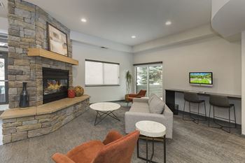 Community Clubhouse available at The Parc at Briargate Apartments